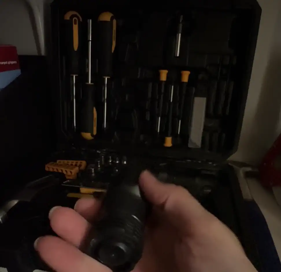 TacticalBox Flashlight — beam in darkness 2